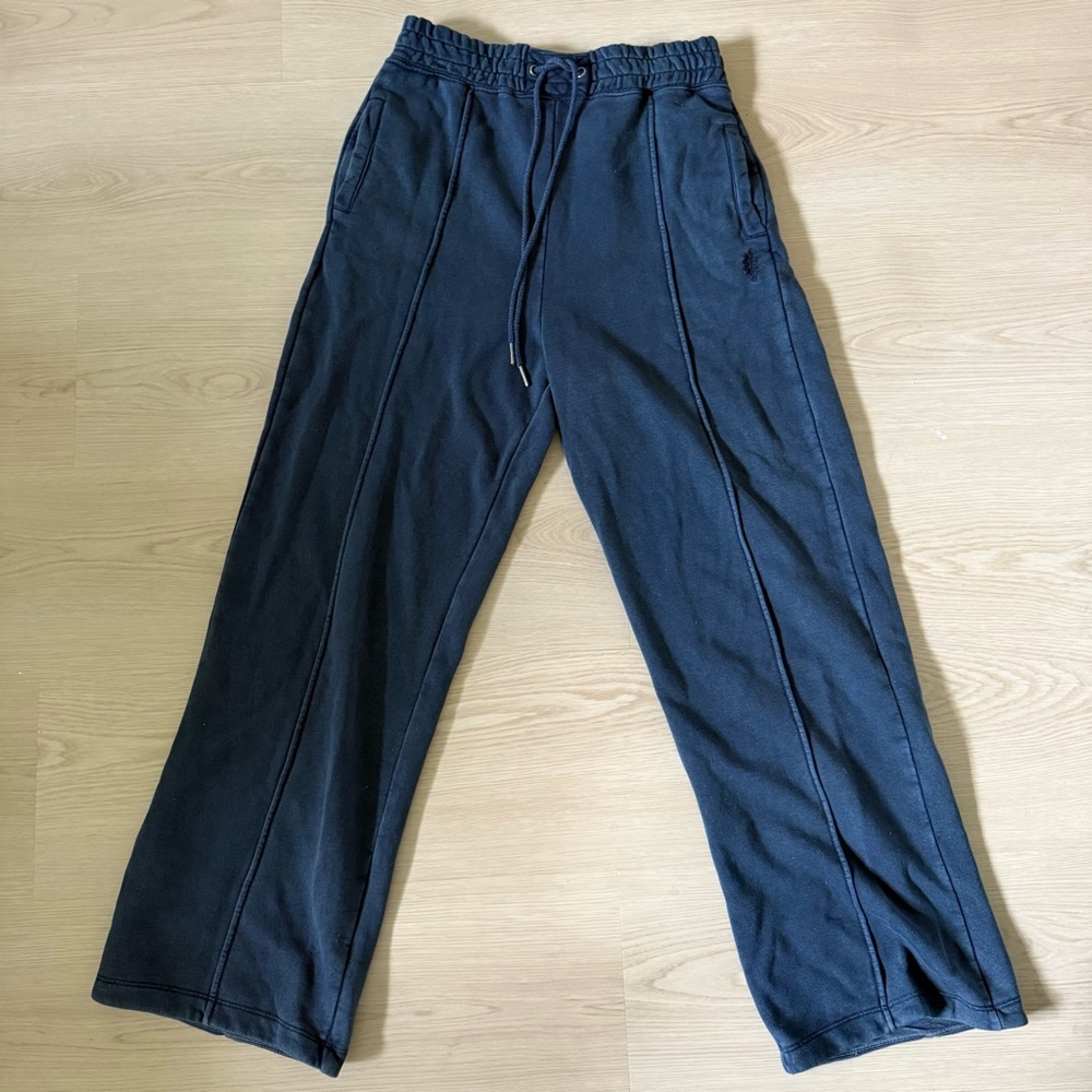 Free People Sprint to the finish straight leg pants